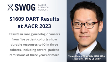S1609 DART gynecologic cancer results at AACR 2023