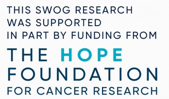 This SWOG research was supported in part by funding from The Hope Foundation for Cancer Research